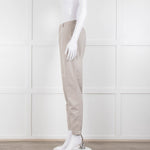 Transit Par Such Beige Trousers With Elasticated Waistband