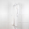 Me + Em White Broderie Anglaise Button Front Dress