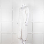 Me + Em White Broderie Anglaise Button Front Dress