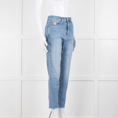 Frame Le Sylvie Crop Blue Jeans