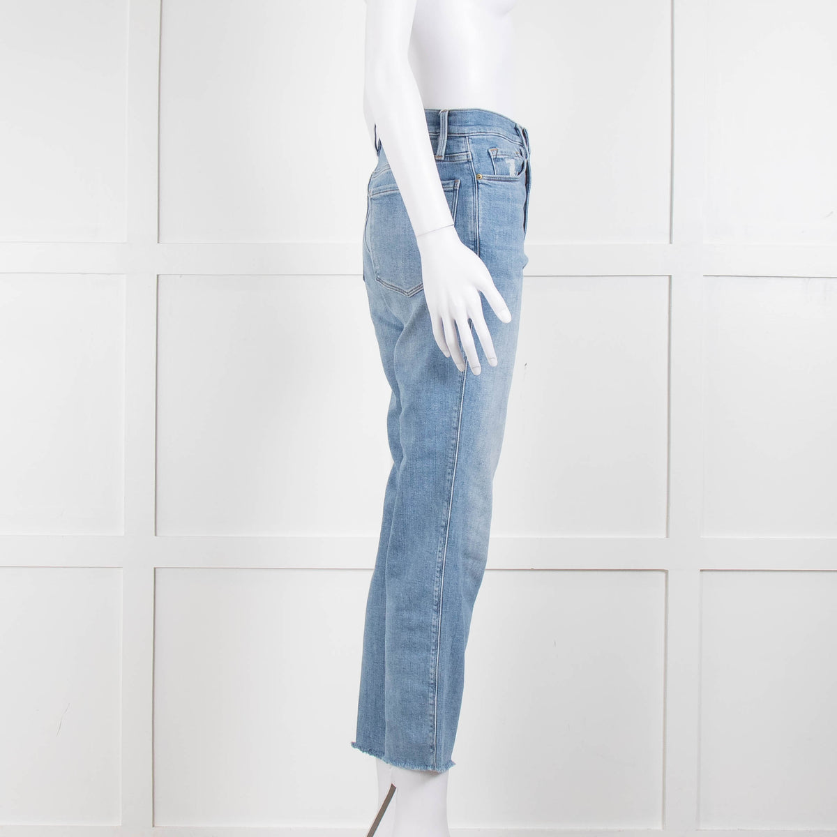 Frame Le Sylvie Crop Blue Jeans