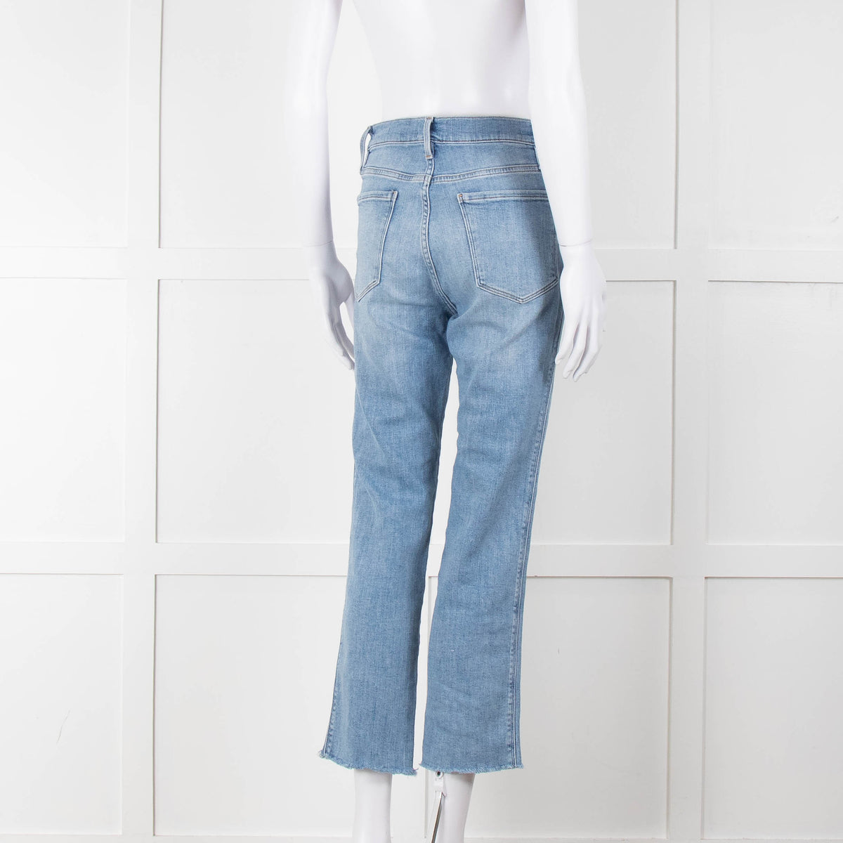 Frame Le Sylvie Crop Blue Jeans