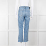 Frame Le Sylvie Crop Blue Jeans
