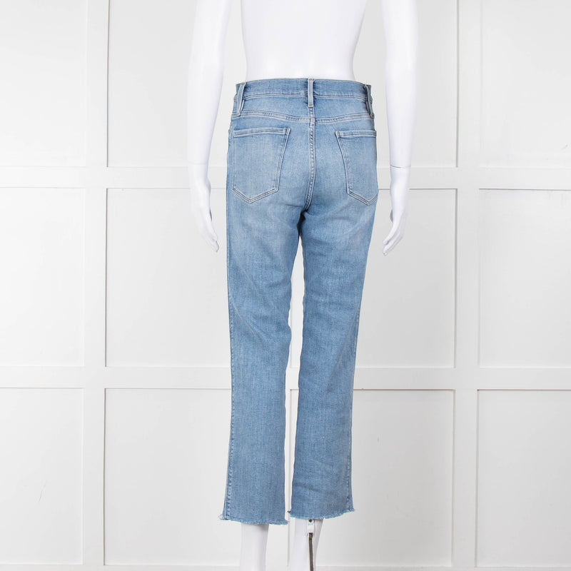 Frame Le Sylvie Crop Blue Jeans