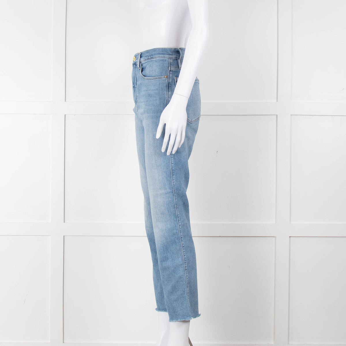 Frame Le Sylvie Crop Blue Jeans