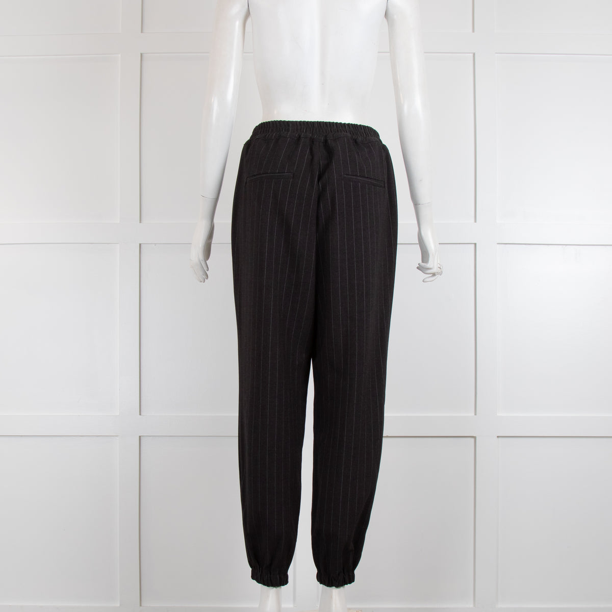 The Frankie Shop Grey Pinstripe Joggers
