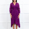 ba&sh Purple Cyana Dress
