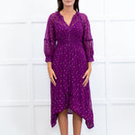 ba&sh Purple Cyana Dress