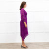 ba&sh Purple Cyana Dress