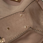 Valentino Rockstud Grainy Calfskin Tote Bag