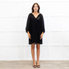 Club Monaco Black Lace Short Dress With Slip