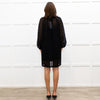 Club Monaco Black Lace Short Dress With Slip