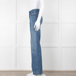 Sandro Braided Waist Wide Leg Jeans