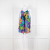 Tibi Multi Coloured Tie Back Camisole Dress
