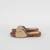 Gabriela Hearst Clover Sandal in Cream Leather Jute