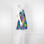 Tibi Multi Coloured Tie Back Camisole Dress