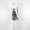 Tibi Multi Coloured Tie Back Camisole Dress