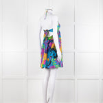 Tibi Multi Coloured Tie Back Camisole Dress