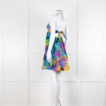 Tibi Multi Coloured Tie Back Camisole Dress