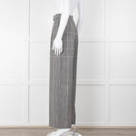 Alberta Ferretti Prince of Wales Check Wide Leg Trousers
