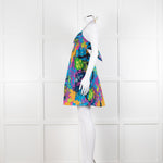Tibi Multi Coloured Tie Back Camisole Dress
