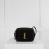 Saint Laurent Velour Matelasse Monogram Lou Velvet Belt Bag