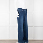 Frame Dark Denim Le Slim Palazzo Jeans