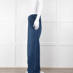 Frame Dark Denim Le Slim Palazzo Jeans