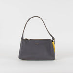 Paul Smith Grey Yellow Purple Soft Pochette Bag