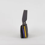 Paul Smith Grey Yellow Purple Soft Pochette Bag