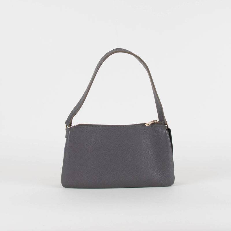 Paul Smith Grey Yellow Purple Soft Pochette Bag