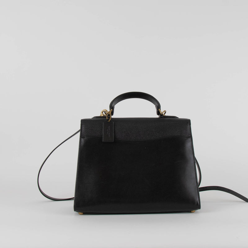 Coach Black Tabby Top Handle Bag