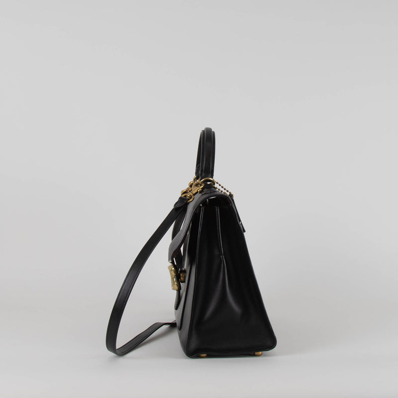 Coach Black Tabby Top Handle Bag