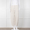 Transit Par Such Cream Twill Drop Crotch Trousers