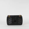 Gucci Black Marmont Large Leather Bag