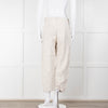 Transit Par Such Cream Twill Drop Crotch Trousers