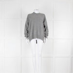 &DAUGHTER Innes Geelong Slouch Crewneck In Flannel Grey