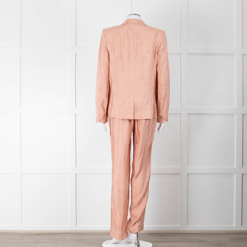 Zadig & Voltaire Blush Pink Star Print Trousers