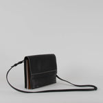 Proenza Schouler White Label Black Accordion Flap Bag