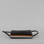 Proenza Schouler White Label Black Accordion Flap Bag