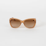 Versace Pale Brown Acetate Sunglasses