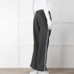 Clementine B Grey Stretch Wide Leg Trousers