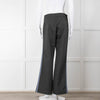 Clementine B Grey Stretch Wide Leg Trousers