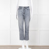 Slverlake Grey Raw Hem Slim Leg Jeans