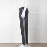 Clementine B Grey Stretch Wide Leg Trousers