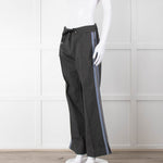 Clementine B Grey Stretch Wide Leg Trousers
