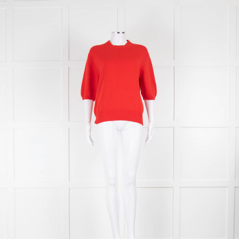 &DAUGHTER Wicklow Geelong T-Shirt In Poppy Red