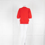 &DAUGHTER Wicklow Geelong T-Shirt In Poppy Red