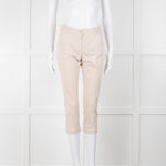Dolce & Gabbana Beige Capri Trousers