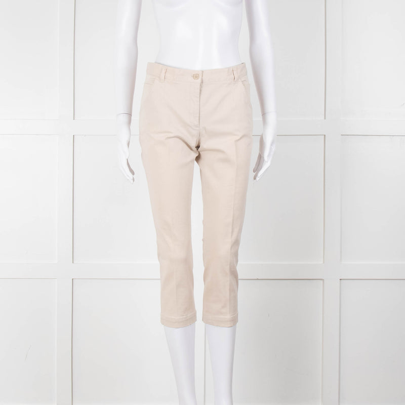 Dolce & Gabbana Beige Capri Trousers